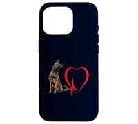 Art Amusant du propriétaire d'un Chien hollandais Heartbeat Heartbeat EKG Coque pour iPhone 16 Pro