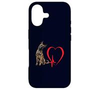 Art Amusant du propriétaire d'un Chien hollandais Heartbeat Heartbeat EKG Coque pour iPhone 17