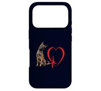 Art Amusant du propriétaire d'un Chien hollandais Heartbeat Heartbeat EKG Coque pour iPhone 17 Pro