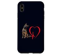 Art Amusant du propriétaire d'un Chien hollandais Heartbeat Heartbeat EKG Coque pour iPhone XS Max