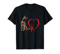 Art Amusant du propriétaire d'un Chien hollandais Heartbeat Heartbeat EKG T-Shirt