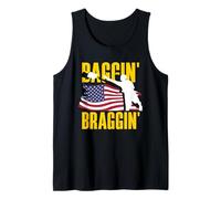 Art Amusant pour Joueur de Baggin' Braggin' Cornhole Débardeur