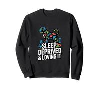Art Amusant pour Parents de Chiens privés de Sommeil et Amoureux Sweatshirt