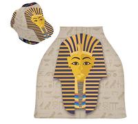 Art Ancien De Lion Housse de Canopée pour Poussette,Siège de Voiture pour Bébé Dais Siège Auto Couverture D'Allaitement Pare-Soleil Respirant Extensible pour Bébé