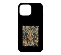 Art Animal Abstrait Retro Dik Dik Portrait Coque pour iPhone 16 Pro Max