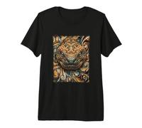 Art Animal Abstrait Retro Monstre De Gila T-Shirt Haut de Gamme