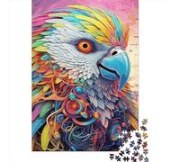 Art Animal Parrot Puzzle 1000 Pièces Educa Jouet en Bois Divertissement Créatif Décoration Intérieure Jeu Éducatif Challenge Toy pour Adultes Et Enfants À Partir De 12 Ans 1000pcs (38x26cm)