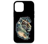 Art Animalier de la forêt, de la Jungle céleste et de l'esprit du Tigre Mystique Coque pour iPhone 12 Mini