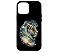Art Animalier de la forêt, de la Jungle céleste et de l'esprit du Tigre Mystique Coque pour iPhone 12 Pro Max