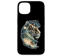 Art Animalier de la forêt, de la Jungle céleste et de l'esprit du Tigre Mystique Coque pour iPhone 13