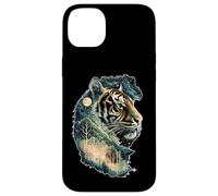 Art Animalier de la forêt, de la Jungle céleste et de l'esprit du Tigre Mystique Coque pour iPhone 14 Plus