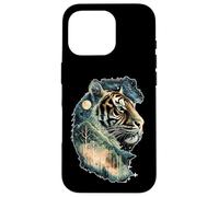 Art Animalier de la forêt, de la Jungle céleste et de l'esprit du Tigre Mystique Coque pour iPhone 16 Pro