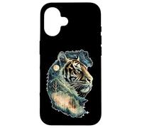 Art Animalier de la forêt, de la Jungle céleste et de l'esprit du Tigre Mystique Coque pour iPhone 16
