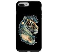 Art Animalier de la forêt, de la Jungle céleste et de l'esprit du Tigre Mystique Coque pour iPhone 7 Plus/8 Plus