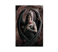 Art Anne Stokes Poster sur toile Motif anges et roses 30 x 45 cm