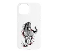 Art Aquarelle Cheval Coque pour iPhone 15