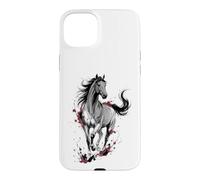 Art Aquarelle Cheval Coque pour iPhone 15 Plus