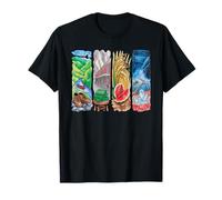 Art Aquarelle Rustique Aventure de Campagne T-Shirt