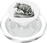 Art. Armadillo Musical surréaliste en accordéon PopSockets PopGrip pour MagSafe