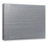 Art & Art 7834.0 châssis avec Toile pour Peintres, Bois de Sapin, Argent, 70 x 50 x 3,5 cm