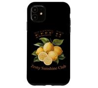 Art au citron Keep It Zesty Sunshine Club Coque pour iPhone 11