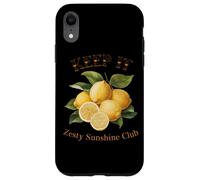 Art au citron Keep It Zesty Sunshine Club Coque pour iPhone XR