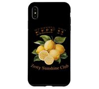 Art au citron Keep It Zesty Sunshine Club Coque pour iPhone XS Max