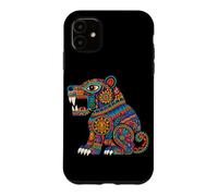 Art autochtone Jaguar Mexicain aztèque civilisation Ancienne Coque pour iPhone 11