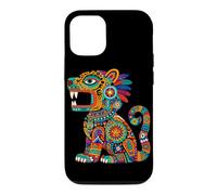 Art autochtone Jaguar Mexicain aztèque civilisation Ancienne Coque pour iPhone 12/12 Pro