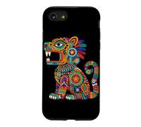 Art autochtone Jaguar Mexicain aztèque civilisation Ancienne Coque pour iPhone SE (2020) / 7/8