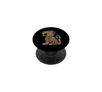 Art autochtone Jaguar Mexicain aztèque civilisation Ancienne PopSockets PopGrip Adhésif