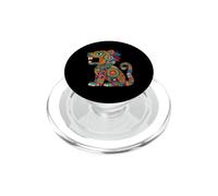Art autochtone Jaguar Mexicain aztèque civilisation Ancienne PopSockets PopGrip pour MagSafe