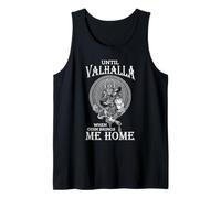 Art avec Citation Viking Until Valhalla Mjolnir Norse Odin Débardeur