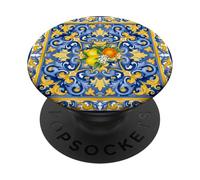 Art Baroque Italien sicilien Agrumes PopSockets PopGrip Adhésif