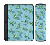 Art Basil Lot de 2 housses de ceinture de sécurité souples pour femme Bleu