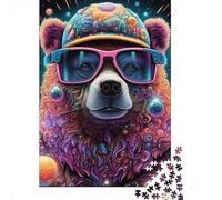 Art Bear Puzzle 1000 Pièces Educa Jouet en Bois Cadeau Unique De l'art De La Décoration Jeu Éducatif Challenge Toy Adultes & Enfants des 14 Ans 1000pcs (38x26cm)