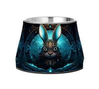 Art Bleu De Lapin Cool Gamelles AntidéRapantes pour Chiens,Empilables en Acier Inoxydable pour Chiots