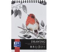 Oxford Bloc à dessin A3, 30 feuilles, 160 g, à spirale sur le côté court