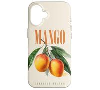 Art botanique de Fruits biologiques de saveur Tropicale de Mangue Vintage Coque pour iPhone 16