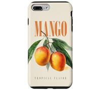 Art botanique de Fruits biologiques de saveur Tropicale de Mangue Vintage Coque pour iPhone 7 Plus/8 Plus