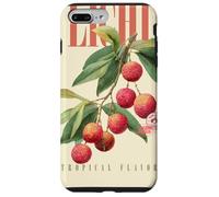 Art botanique de Fruits biologiques de saveur Tropicale Litchi Vintage Coque pour iPhone 7 Plus/8 Plus