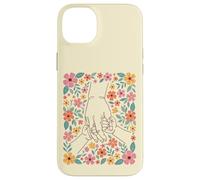 Art botanique des Mains Fleuries pour l'amour et l'amitié Coque pour iPhone 14 Plus