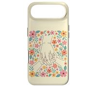 Art botanique des Mains Fleuries pour l'amour et l'amitié Coque pour iPhone Air