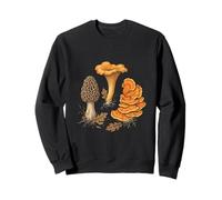 Art botanique mycologie des Champignons Sauvages Sweatshirt