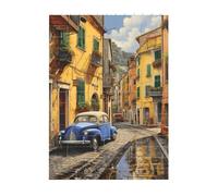 Art Brick Puzzle 3D en blocs de construction 10,2 x 14 cm avec motif imprimé rue italienne UV