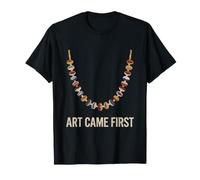 Art Came First Ancient Coquillage Perles Origine Humaine T-Shirt