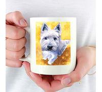 Art Canin Du West Highland Terrier Tasse À Café Céramique Tasse À Thé Unique Mug Idée Cadeau Pour Pâques Noël Anniversaire 330Ml