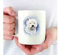 Art Canin Du West Highland Terrier Tasse À Café Unique Tasse À Thé Drôle Mug Idée Cadeau Pour Noël Collègue Pâques 330Ml