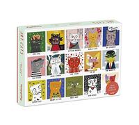 Puzzle Art Cats de 1000 pièces pour adultes | Planche 100 % recyclée de qualité supérieure | Puzzle chat de 1000 pièces | Cadeau pour les amoureux des chats | Puzzle Happily