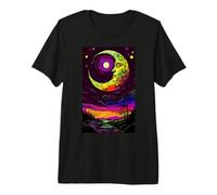 Art céleste de la Lune T-Shirt Haut de Gamme